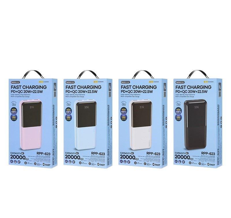 POWERBANK REMAX CYNILE SERIES 20000mAh PD 20W+QC 22,5W BLACK / 2