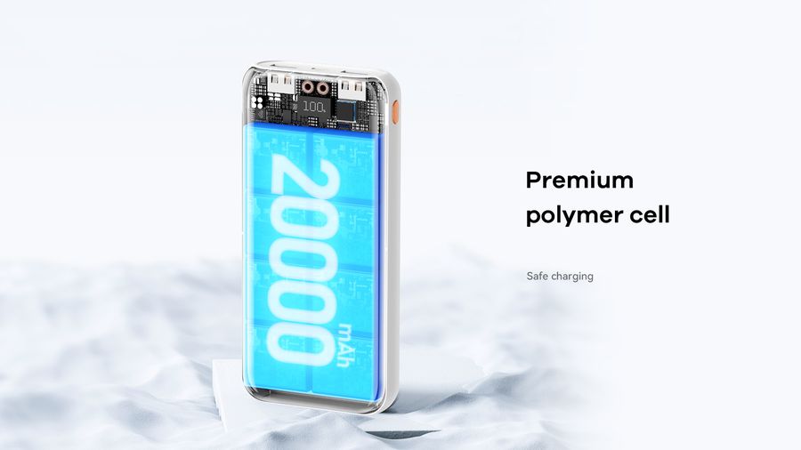 POWERBANK REMAX PILOTEER SERIES 20000mAh RPP-72 PD 20W+QC 22,5W BLACK / 5