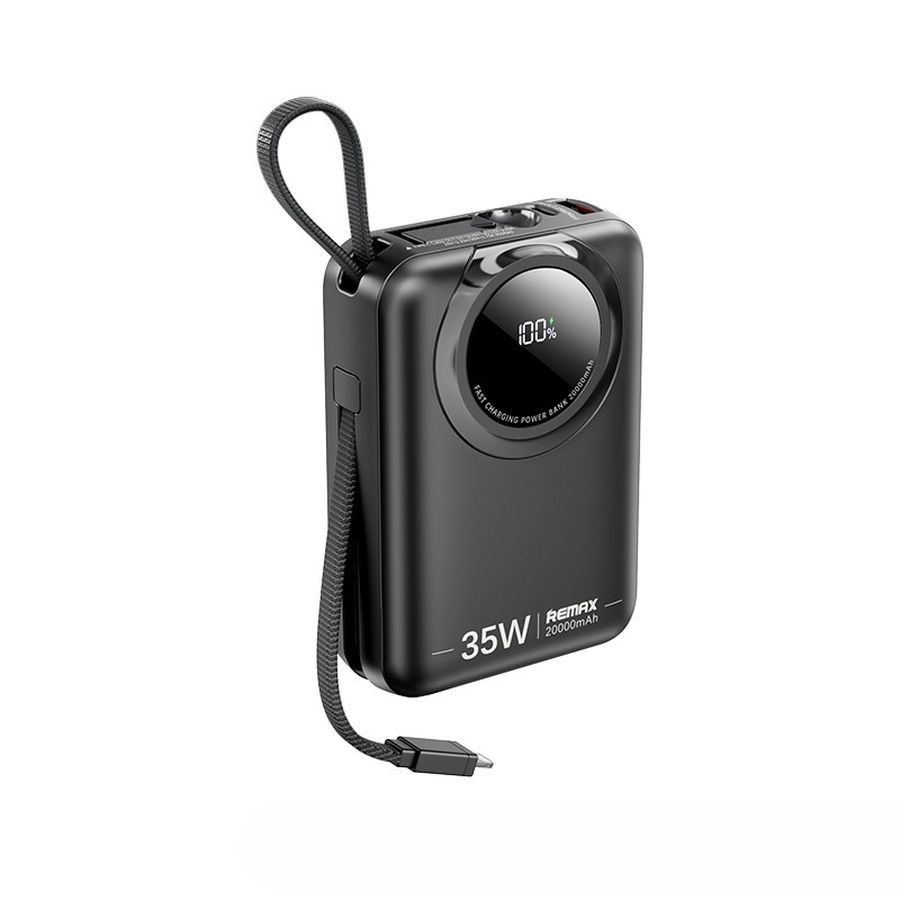 POWERBANK REMAX SCUBA SERIES 20000mAh RPP-73 35W WITH CABLES BLACK