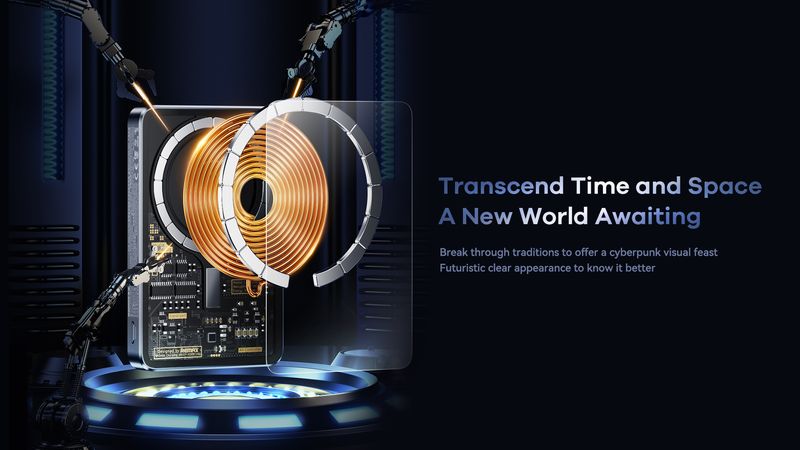 POWERBANK REMAX WALKING SERIES 10000mAh RPP-558 PD20W+QC 22,5W MAGNETIC BLUE / 2