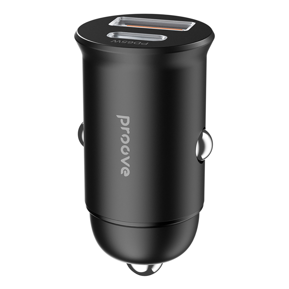 Proove �adowarka Samochodowa Tiny Power 20W (Type-C + USB) czarna / 2