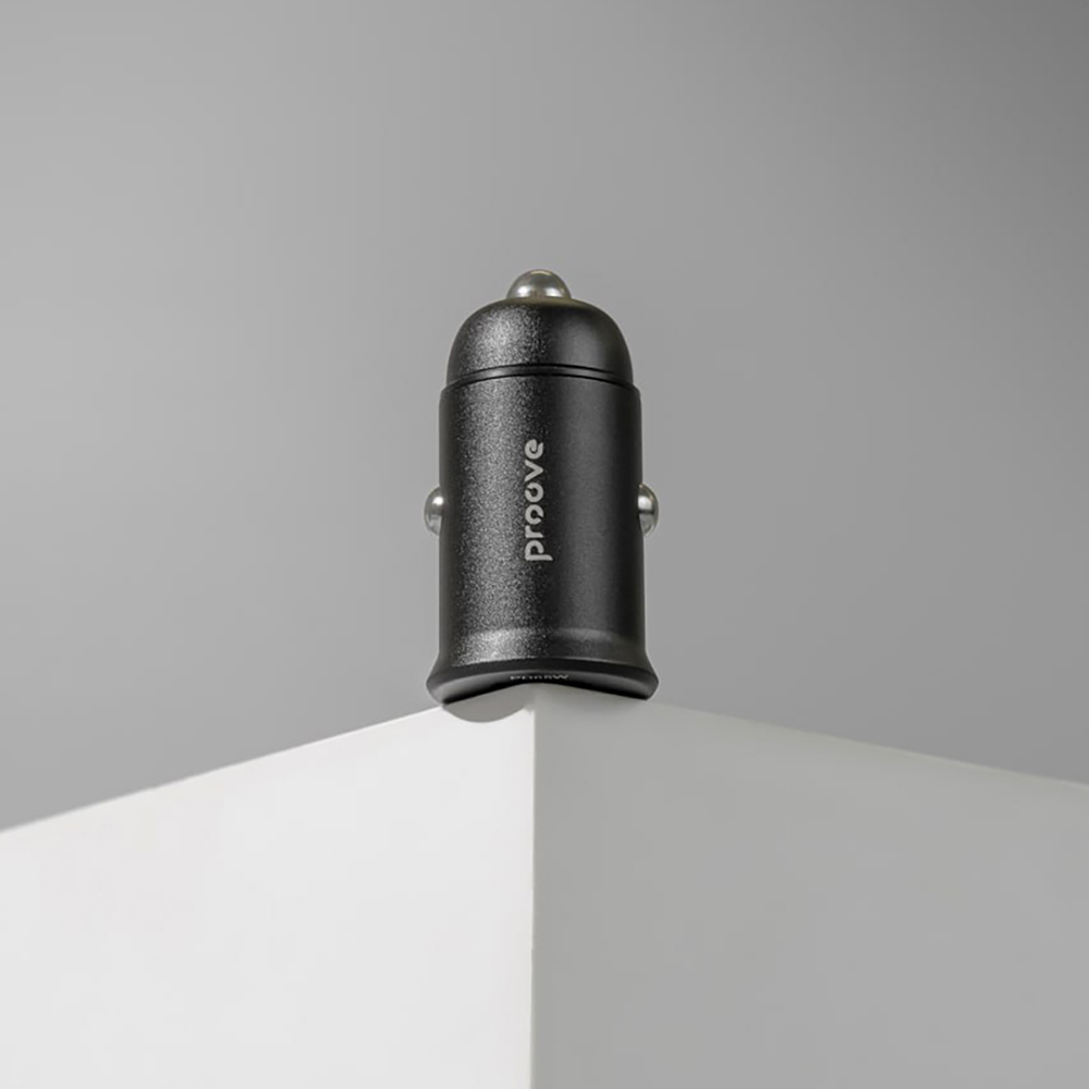 Proove �adowarka Samochodowa Tiny Power 20W (Type-C + USB) czarna / 7