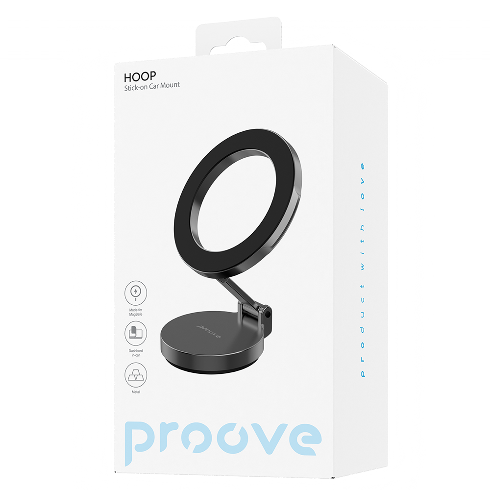 Proove Uchwyt Samochodowy Hoop Stick-on czarny / 2