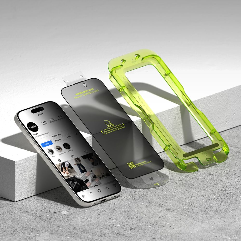 Prywatyzuj�ce Ringke Easy Slide 2-pack privacy Apple iPhone 17 / 4