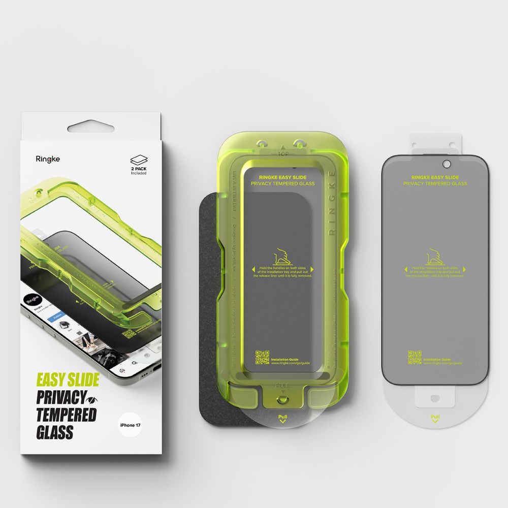 Prywatyzuj�ce Ringke Easy Slide 2-pack privacy Apple iPhone 17 / 6