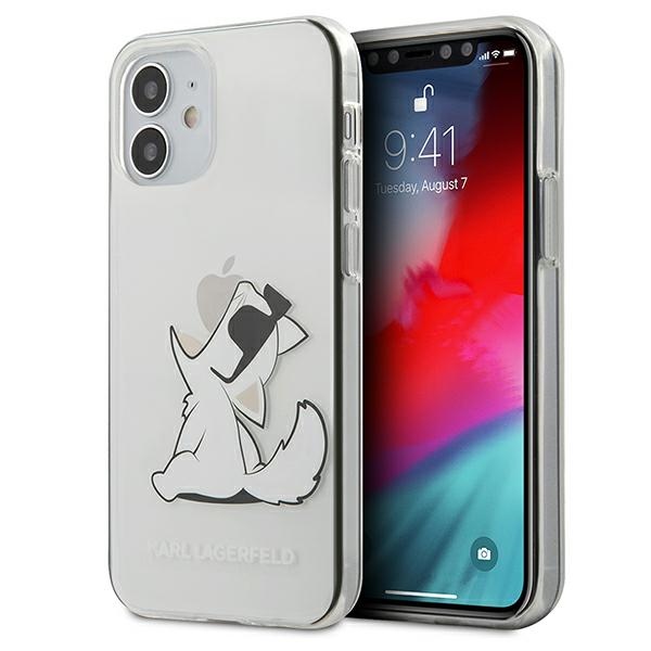  prze�roczyste hard case Choupette Fun Apple iPhone 12 Mini 5,4 cali