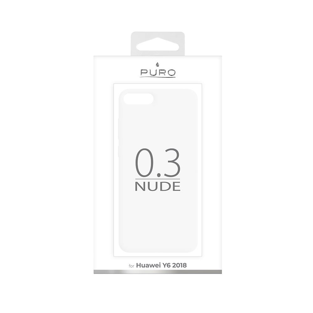 Puro etui 0,3 mm Nude transparentne Huawei Y6 (2018) / 4