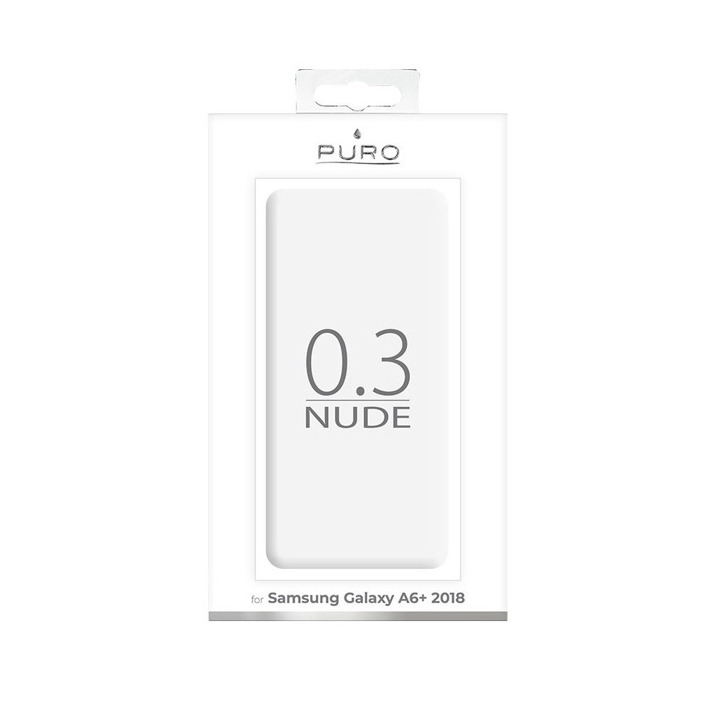 Puro etui 0,3 mm Nude transparentne Samsung Galaxy A6 Plus (2018) / 3