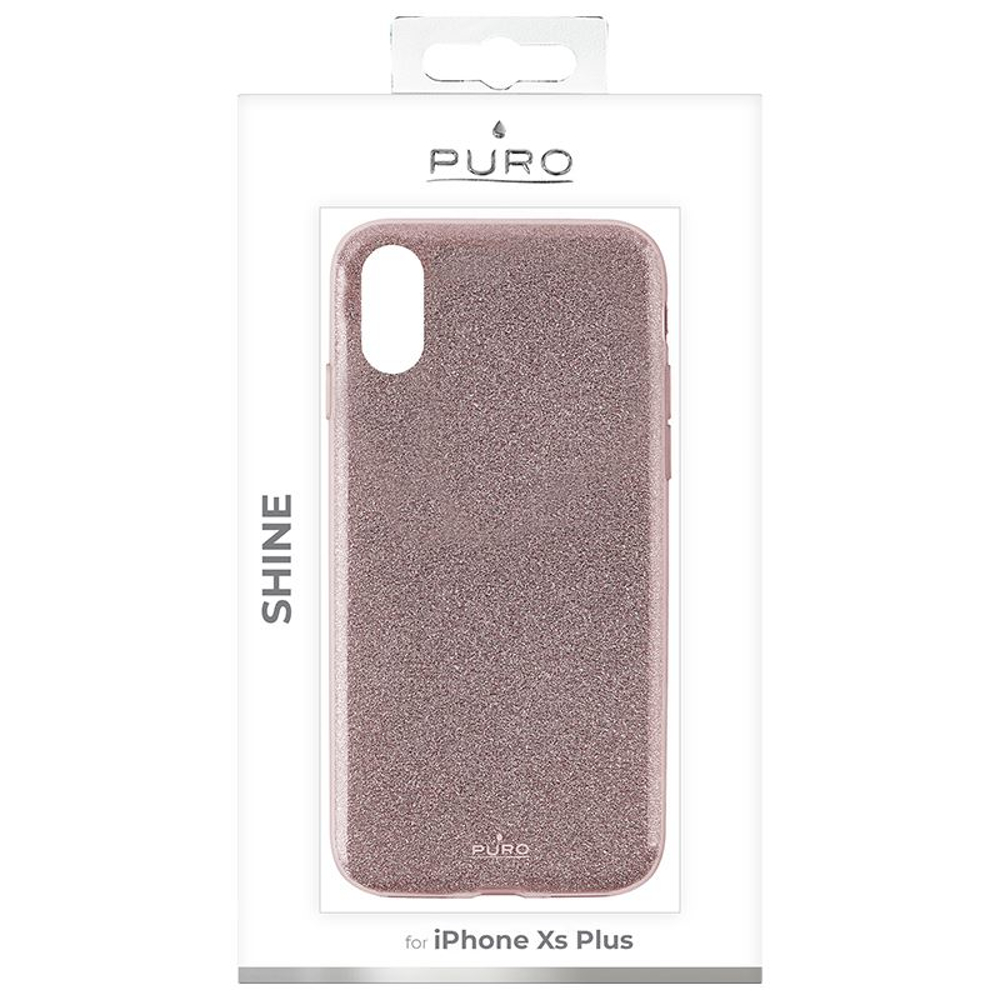 PURO etui Glitter Shine Cover r�owo-z�ote Apple iPhone XS Max / 2