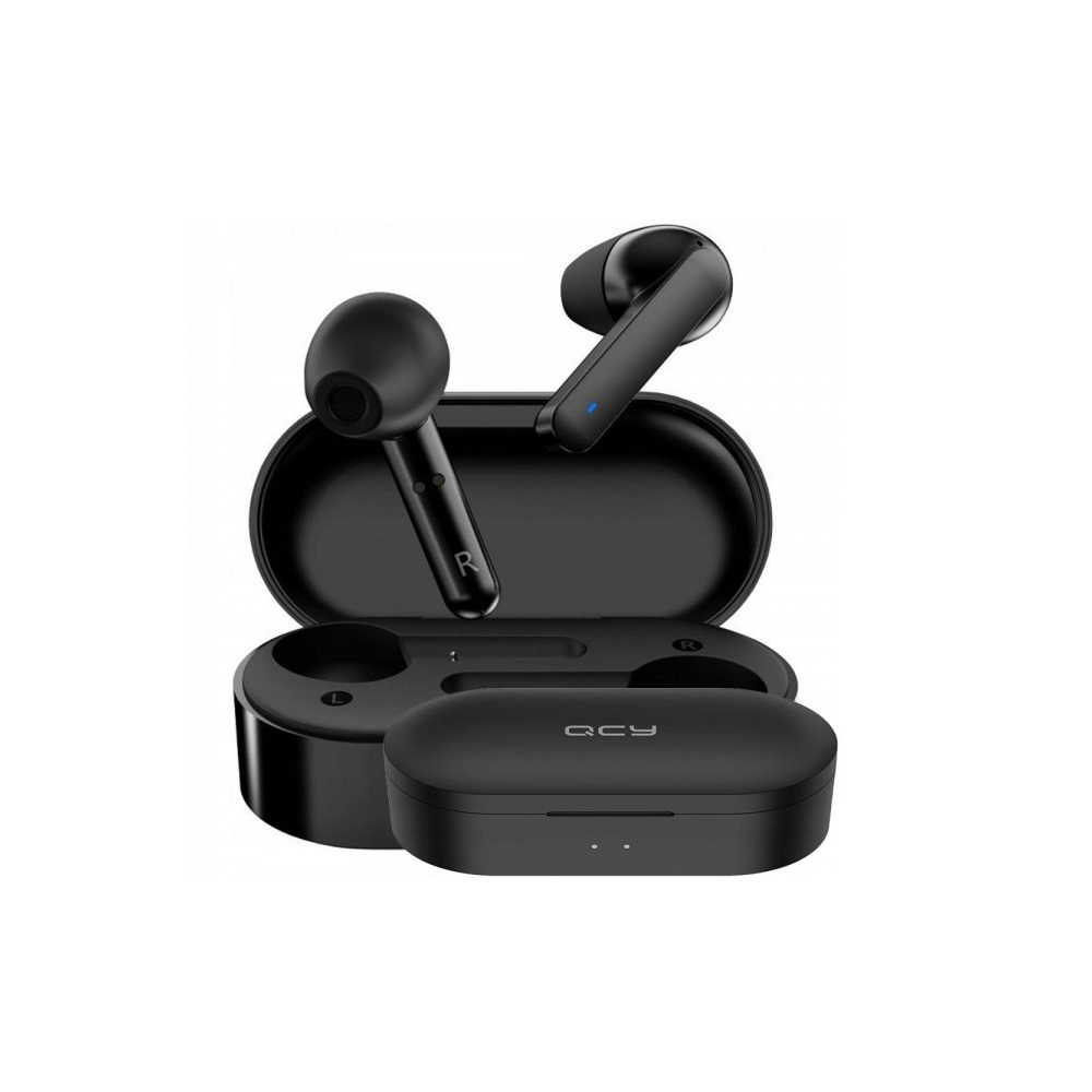 QCY s�uchawki Bluetooth T3 TWS czarne / 2