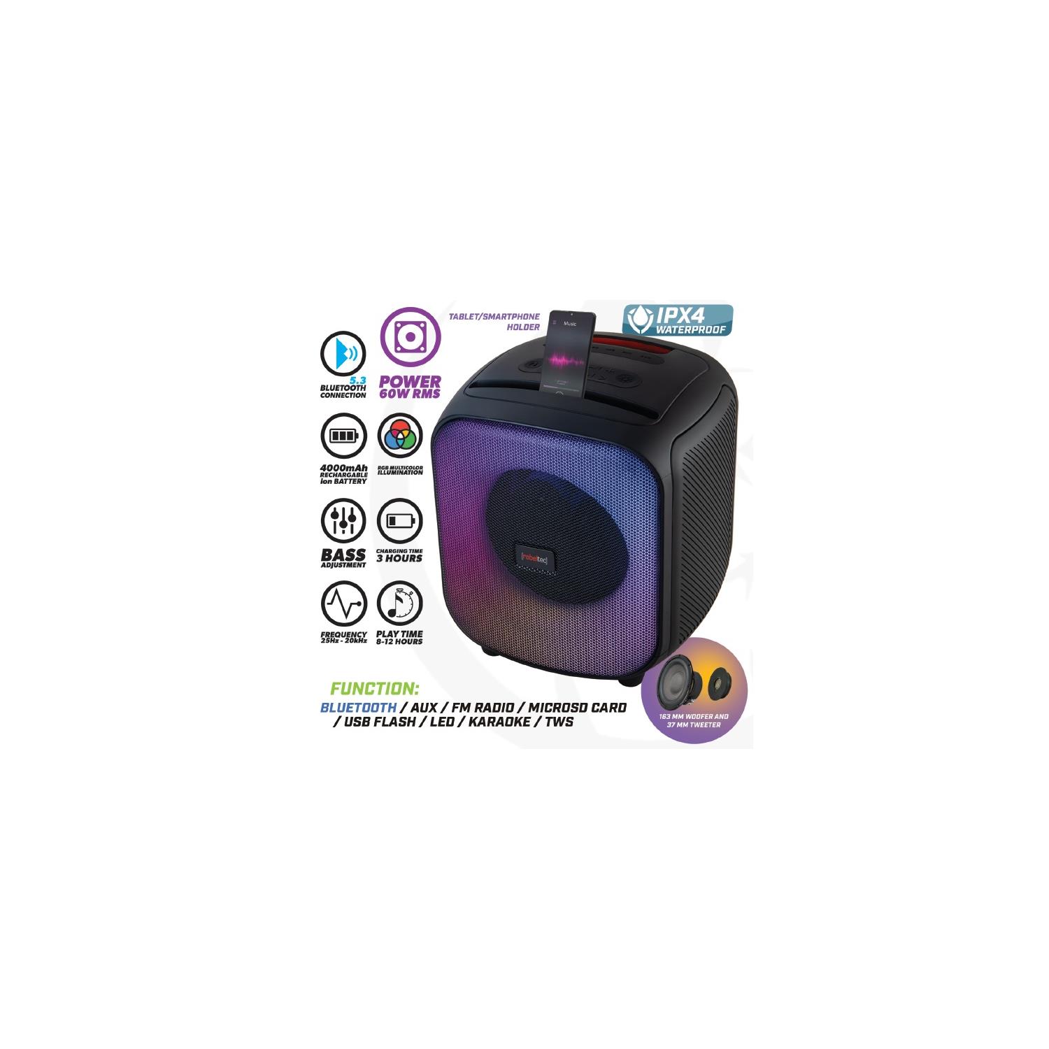 Rebeltec g�osnik PowerCube 500 60W RMS / 6