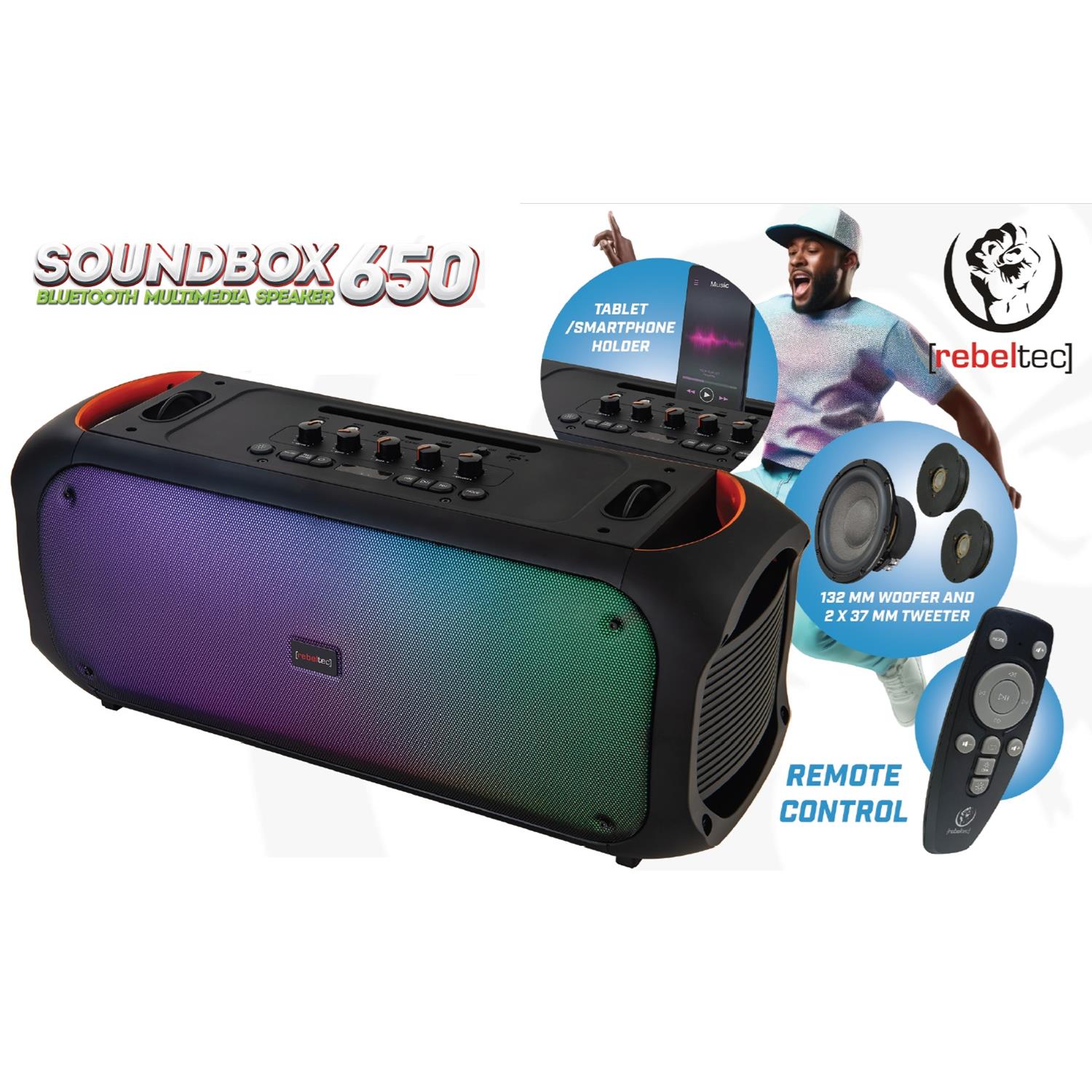 Rebeltec g�osnik SoundBox 650 80W RMS / 6