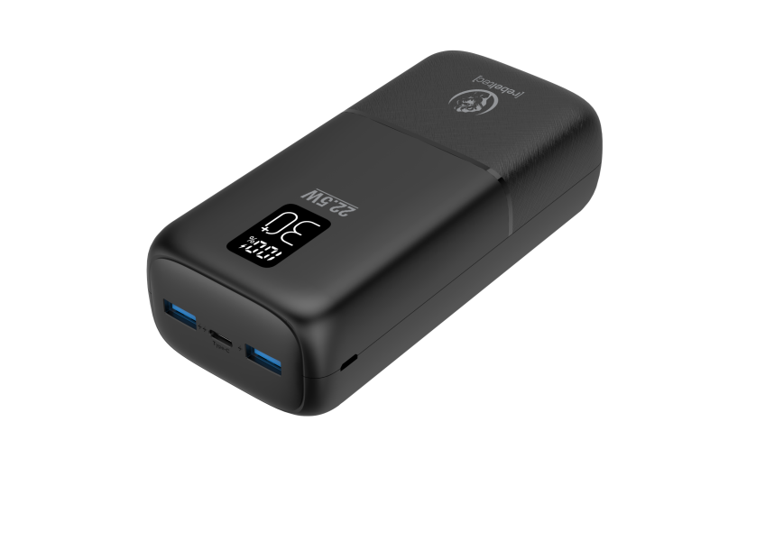 Rebeltec powerbank P30 22,5W 30000mAh 30W czarny / 4
