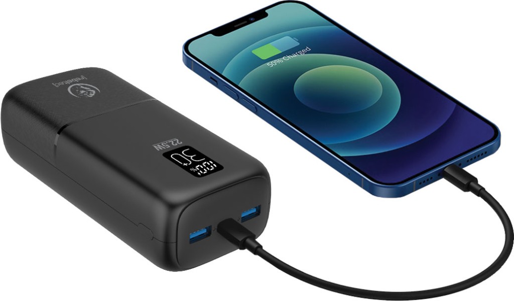 Rebeltec powerbank P30 22,5W 30000mAh 30W czarny / 5