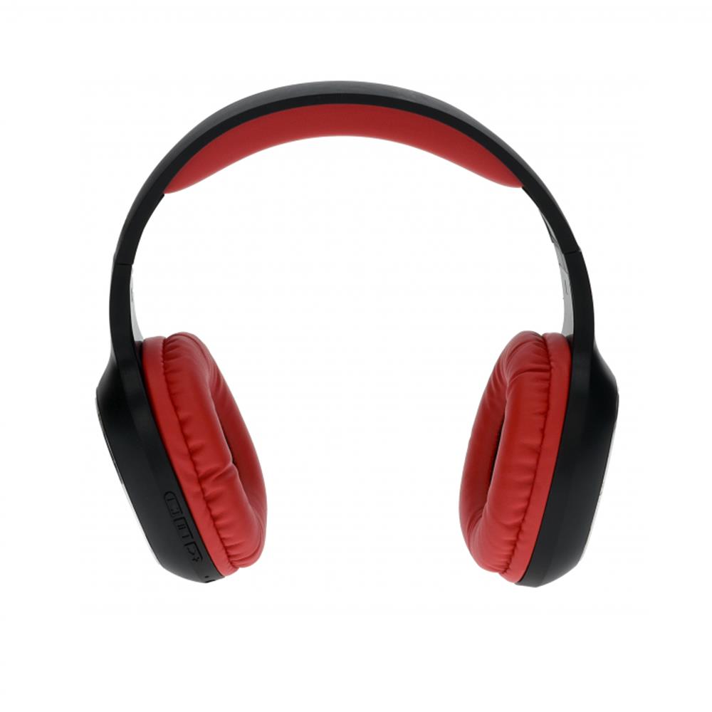 Rebeltec s�uchawki bezprzewodowe nauszne Wave czerwono-czarne / 3