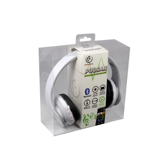 Rebeltec s�uchawki Bluetooth Pulsar bia�e