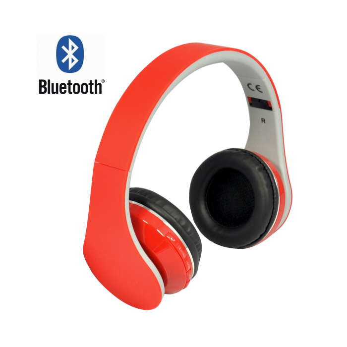 Rebeltec s�uchawki Bluetooth Pulsar czerwone / 2