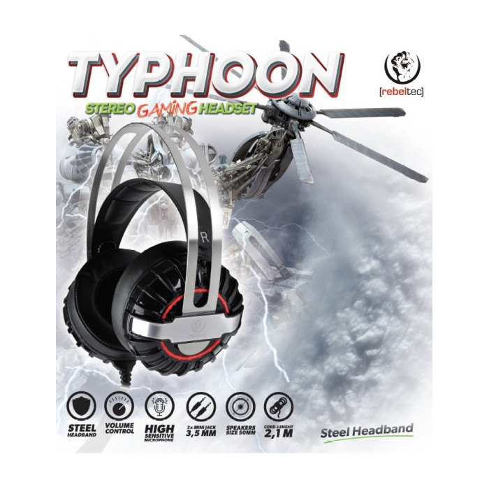 Rebeltec s�uchawki dla graczy TYPHOON / 2