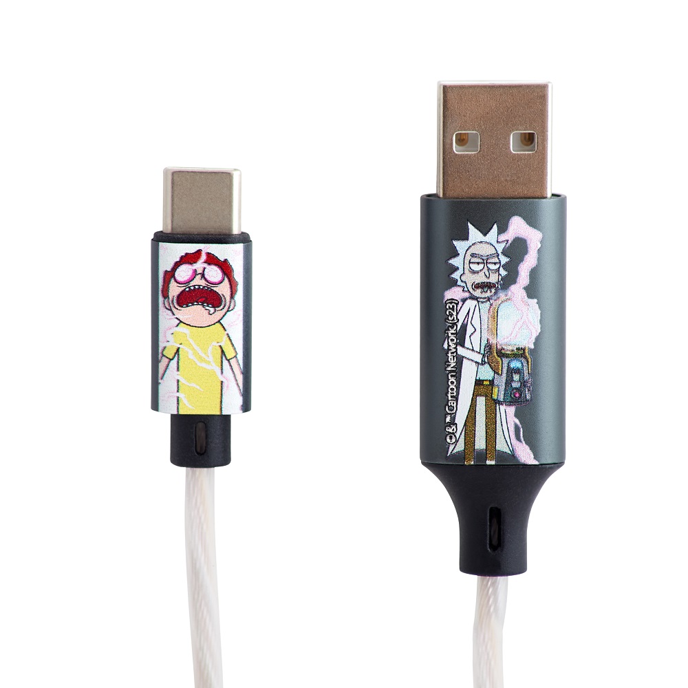 Rick & Morty kabel Light-Up USB-C Shock!