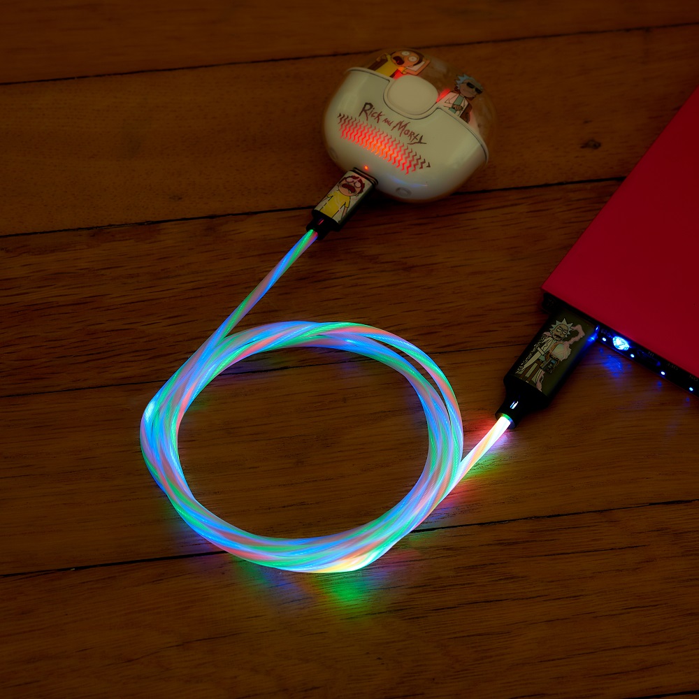 Rick & Morty kabel Light-Up USB-C Shock! / 2