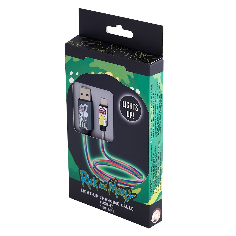 Rick & Morty kabel Light-Up USB-C Shock! / 4