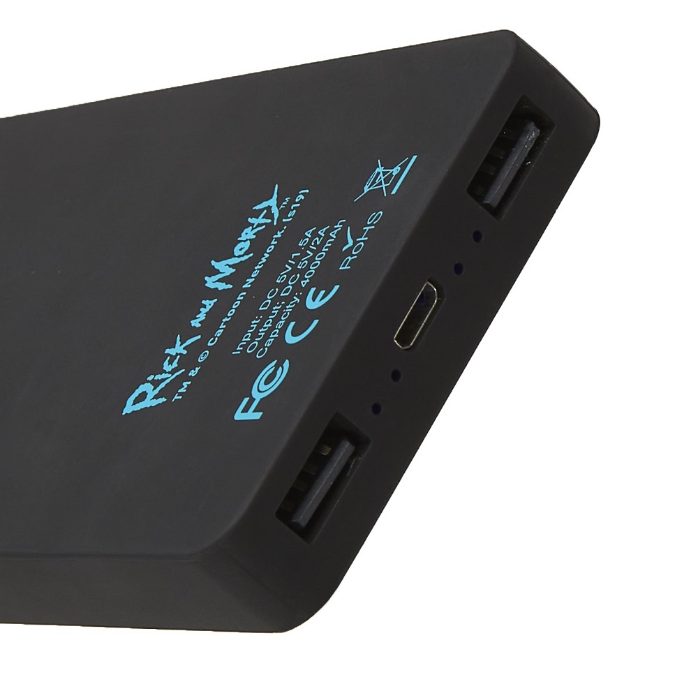 Rick & Morty power bank 4000 mAh Light-Up Eyes / 4