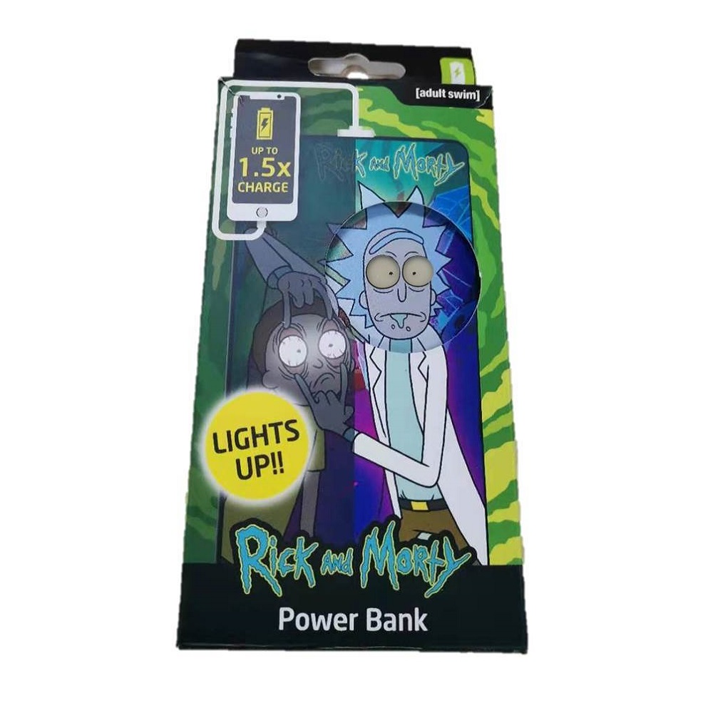 Rick & Morty power bank 4000 mAh Light-Up Eyes / 5