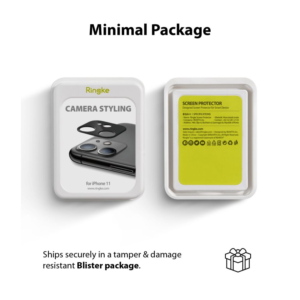 Ringke Camera Styling Czarne Apple iPhone 11 / 10