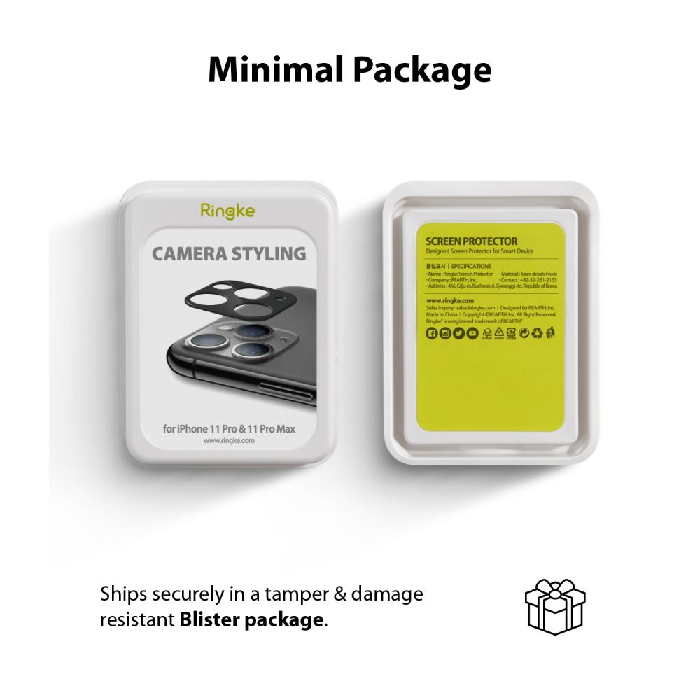 Ringke Camera Styling Czarne Apple iPhone 11 Pro / 10 Ringke Camera Styling Czarne Apple iPhone 11 Pro / 10