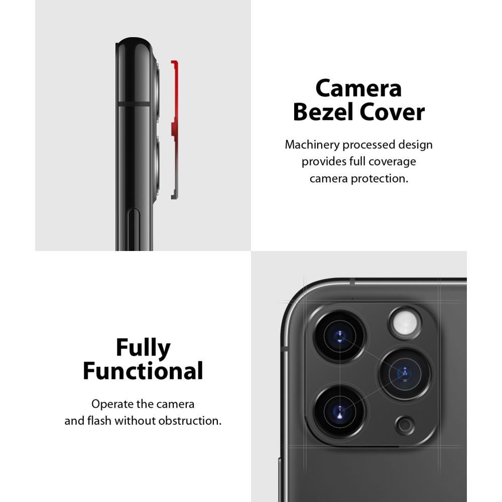 Ringke Camera Styling Czarne Apple iPhone 11 Pro / 6 Ringke Camera Styling Czarne Apple iPhone 11 Pro / 6