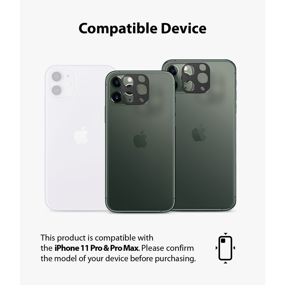 Ringke Camera Styling Czarne Apple iPhone 11 Pro / 9 Ringke Camera Styling Czarne Apple iPhone 11 Pro / 9