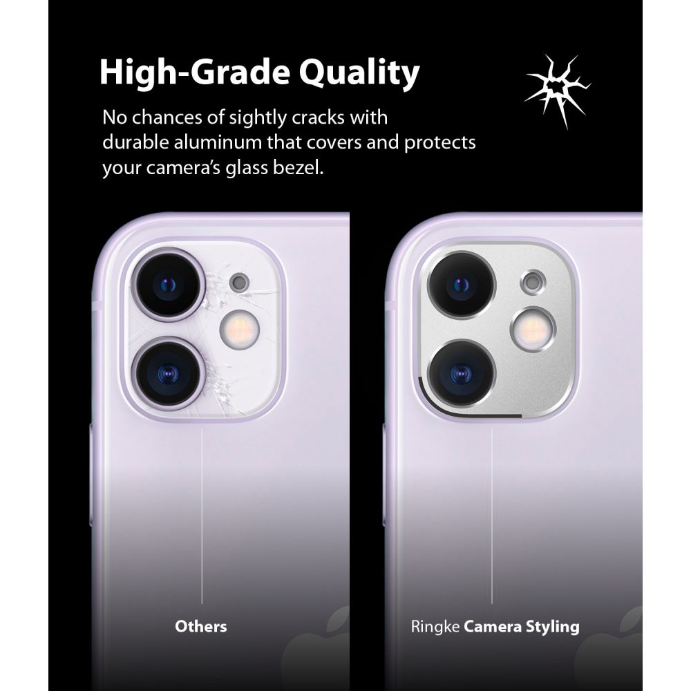 Ringke Camera Styling Srebrne Apple iPhone 11 / 4