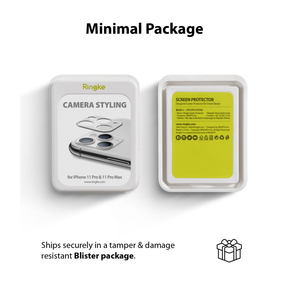 Ringke Camera Styling Srebrne Apple iPhone 11 Pro / 10 Ringke Camera Styling Srebrne Apple iPhone 11 Pro / 10