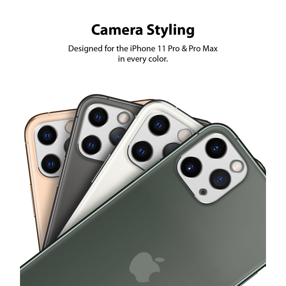 Ringke Camera Styling Srebrne Apple iPhone 11 Pro / 3