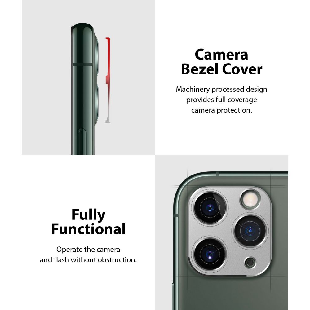 Ringke Camera Styling Srebrne Apple iPhone 11 Pro / 6