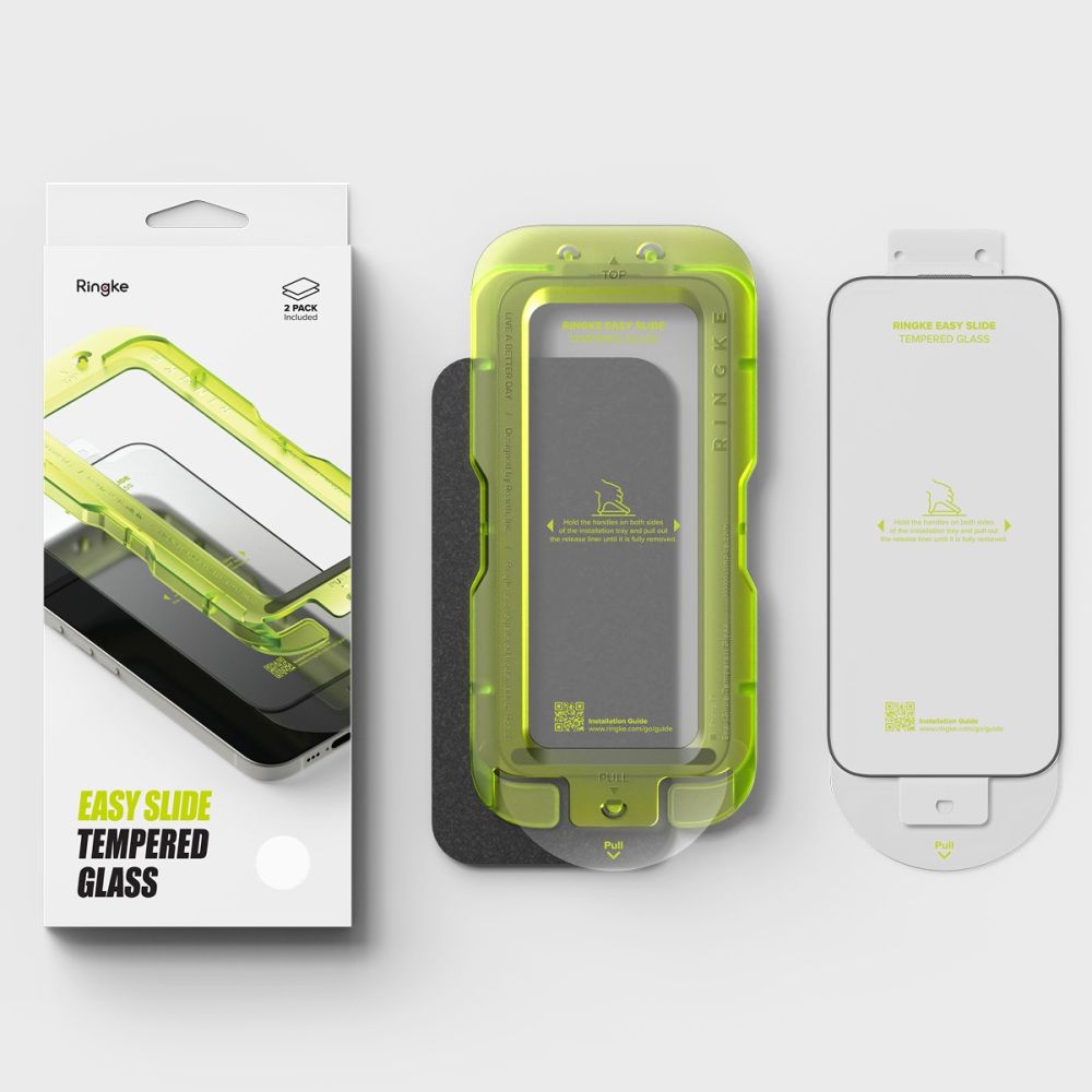 Ringke Easy Slide 2-pack czarne Apple iPhone 17 / 5