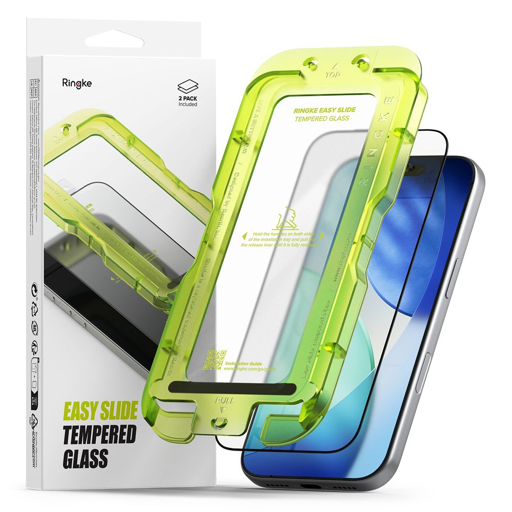 Ringke Easy Slide 2-pack czarne Apple iPhone 17 Pro Max
