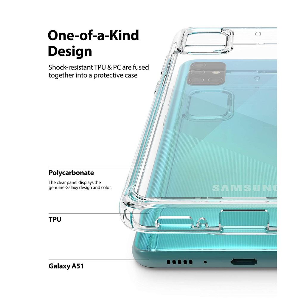 Ringke Fusion Galaxy A51 Przeroczyste Samsung Galaxy A51 / 6