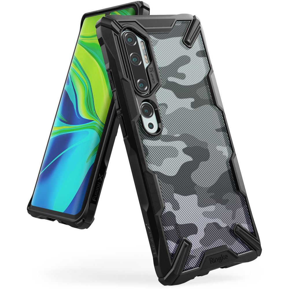 Ringke Fusion X Camo Czarne Xiaomi Mi Note 10 / 2