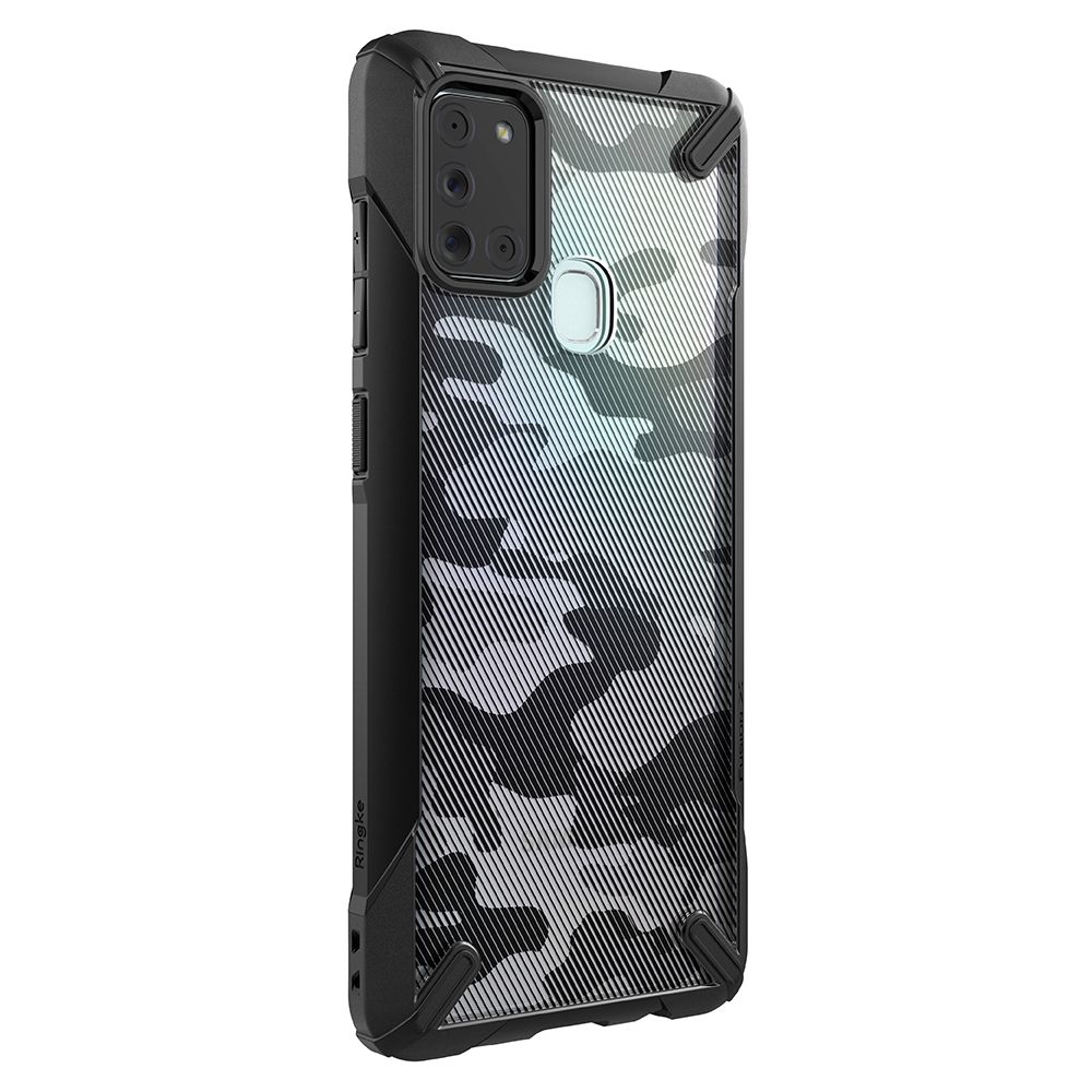 Ringke Fusion X Camo Czarne Samsung Galaxy A21s / 8