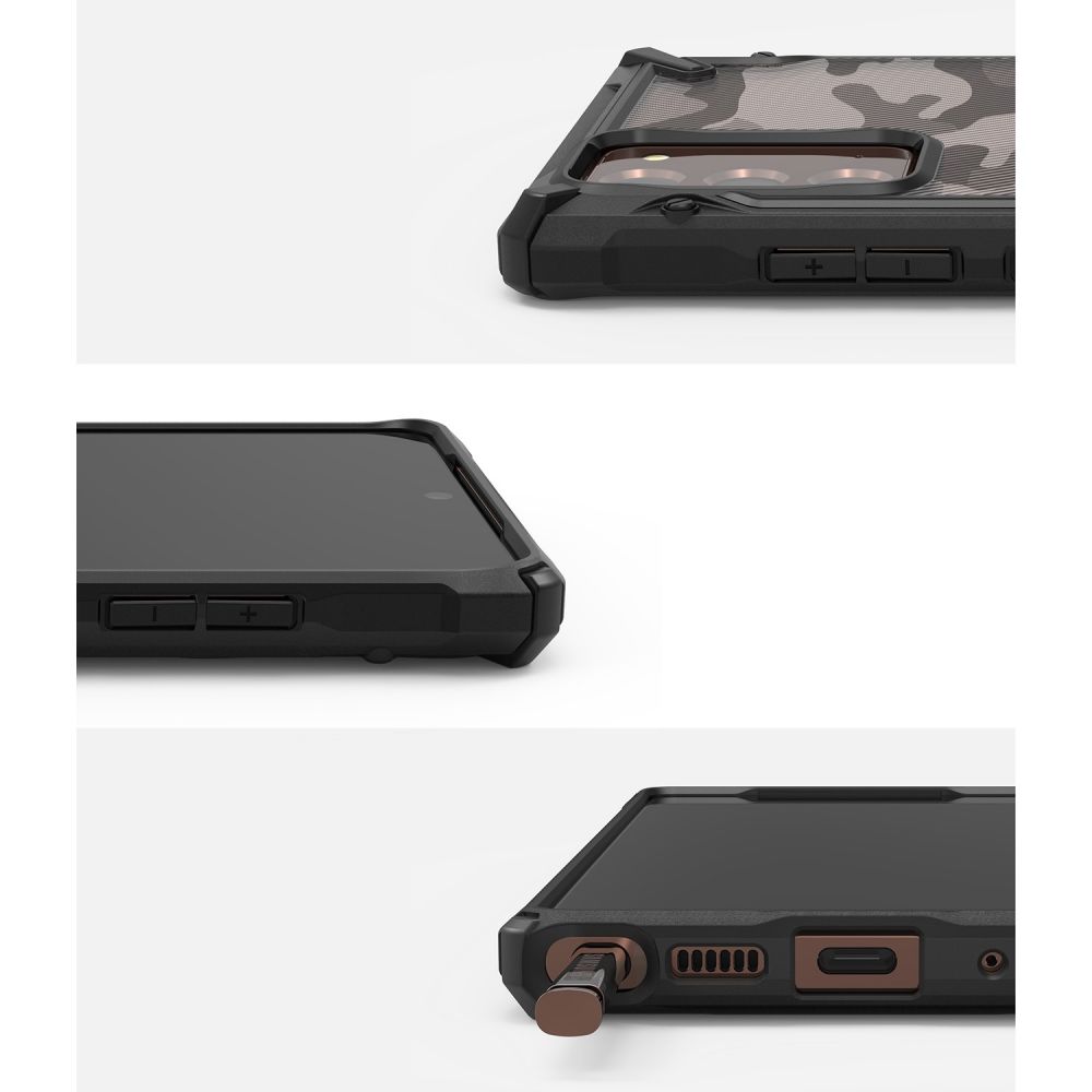 Ringke Fusion X Camo Czarne Samsung Galaxy Note 20 / 6