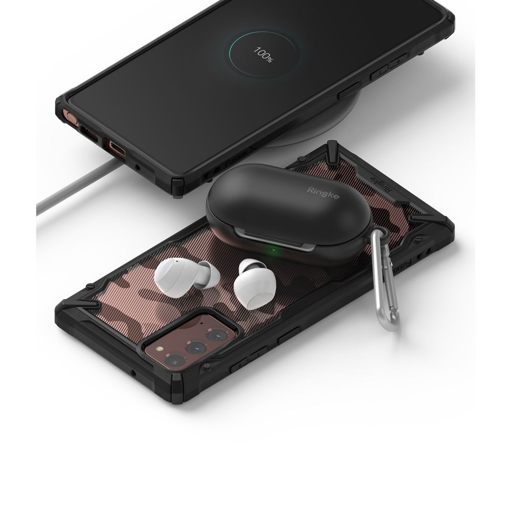 Ringke Fusion X Camo Czarne Samsung Galaxy Note 20 / 8