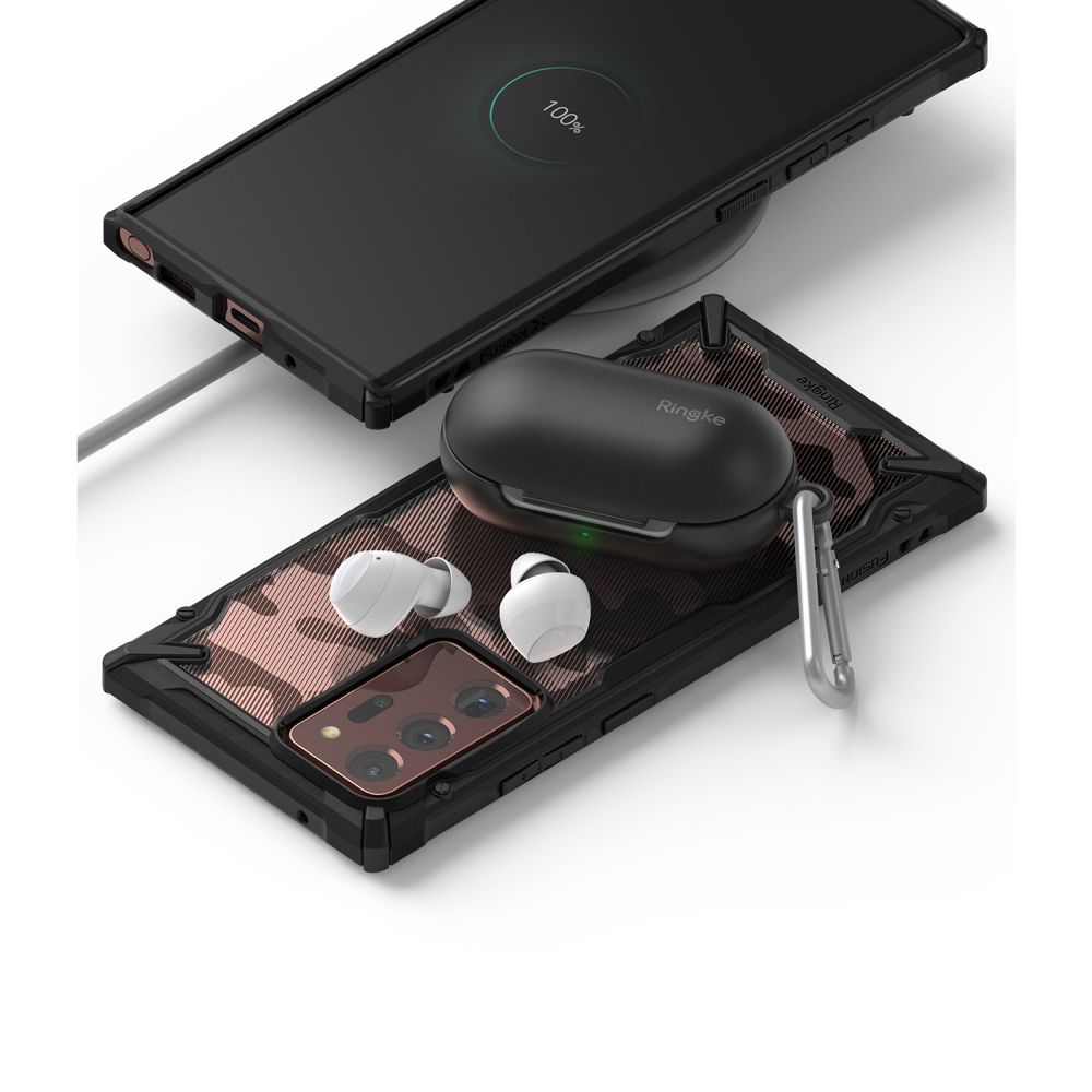 Ringke Fusion X Camo Czarne Samsung Galaxy Note 20 Ultra / 10
