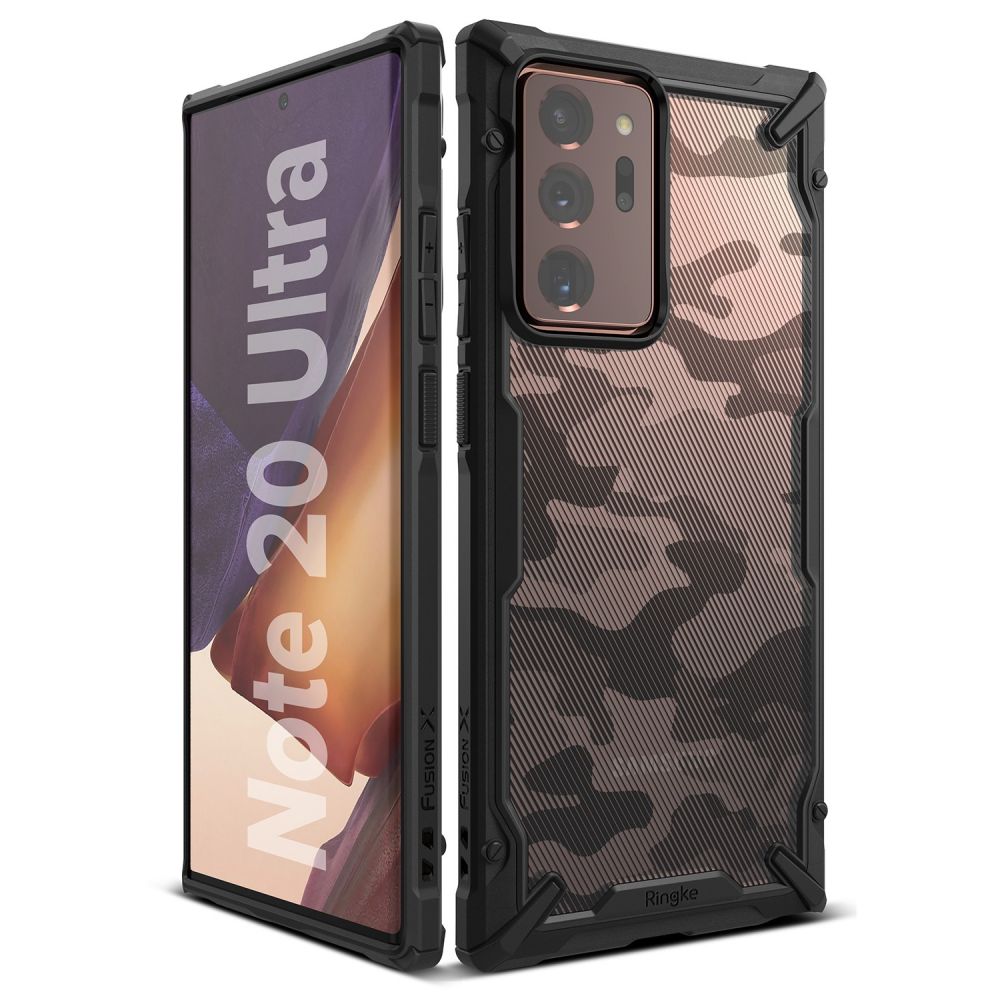 Ringke Fusion X Camo Czarne Samsung Galaxy Note 20 Ultra / 3