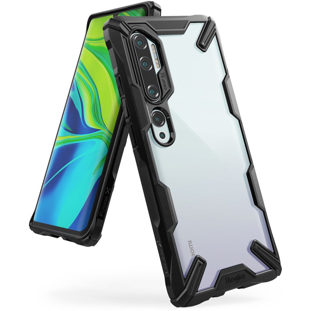 Ringke Fusion X Czarne Xiaomi Mi Note 10