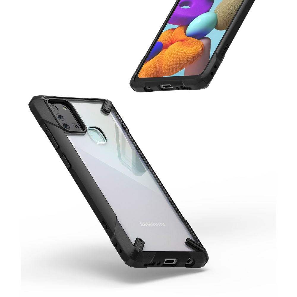 Ringke Fusion X Czarne Samsung Galaxy A21s / 3