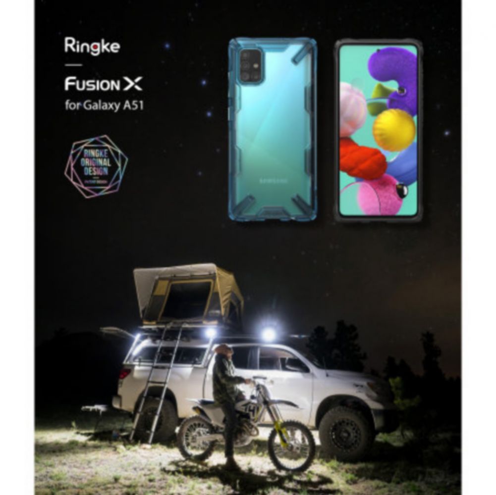 Ringke Fusion X Niebieskie Samsung Galaxy A51 / 6