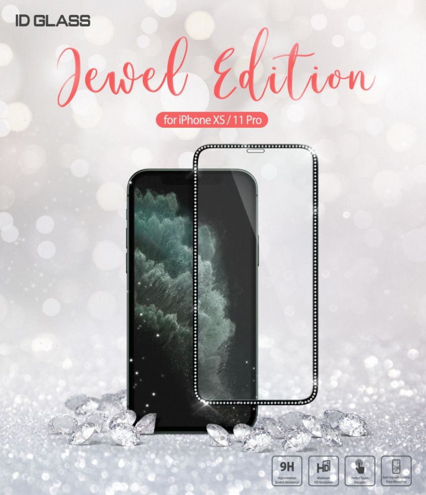 Ringke Id Diamond Glass Czarne Apple iPhone 11 Pro / 3