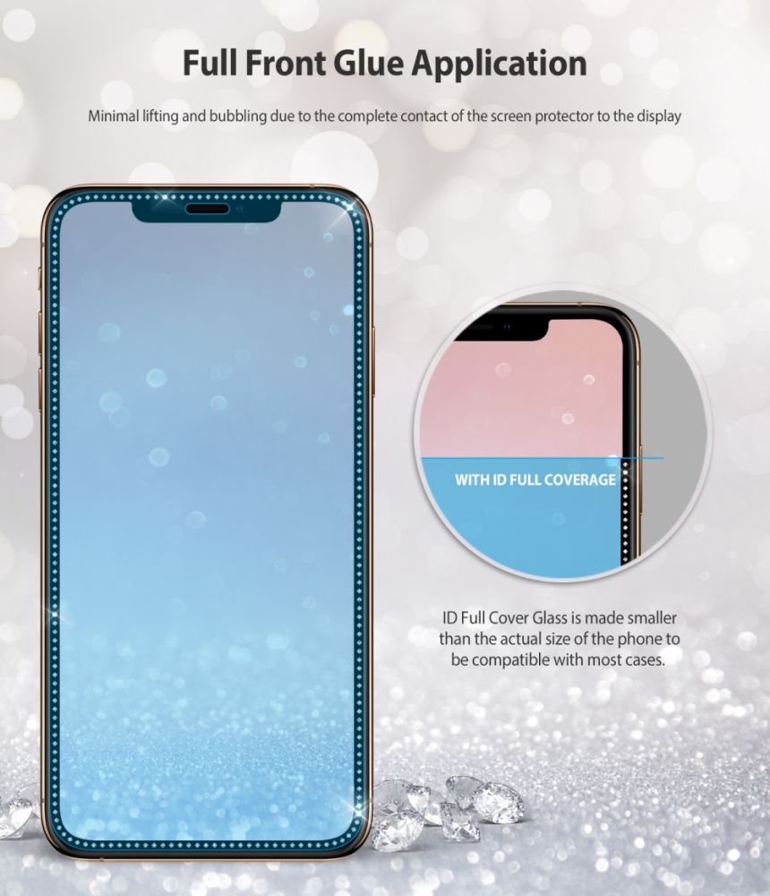 Ringke Id Diamond Glass Czarne Apple iPhone 11 Pro / 9