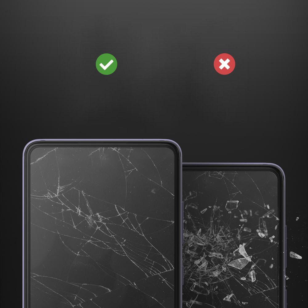 Ringke Id Fc Glass czarne Samsung A52 5G / 5